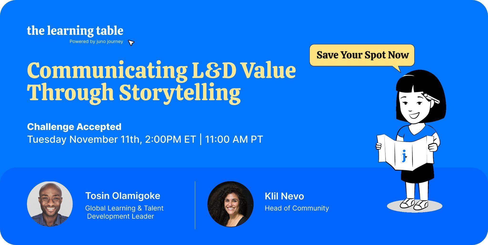 ICYMI: Challenge Accepted #6 - Communicating L&D Value Through Storytelling