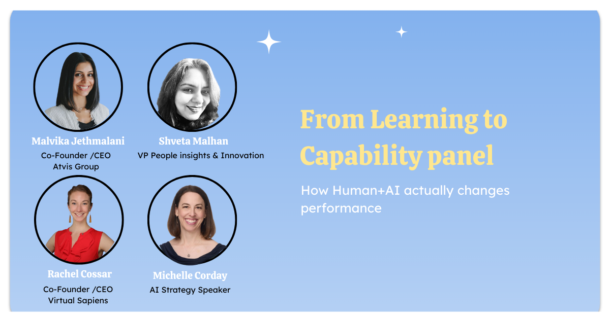 ICYMI: From Learning to Capability: How Human + AI Systems Actually Change Performance