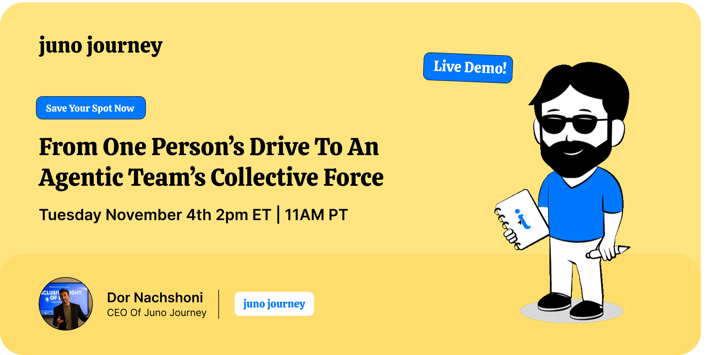 From one person’s drive to an agentic team’s collective force